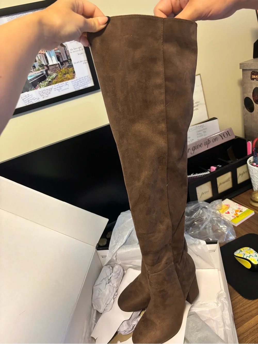 Nine West Dark Brown Shoe Box (Naomi S2)